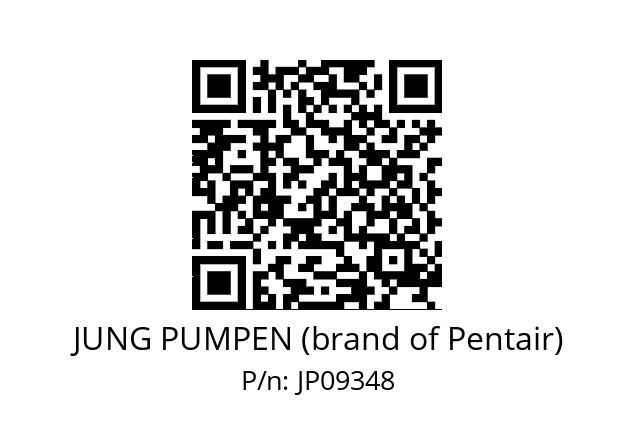   JUNG PUMPEN (brand of Pentair) JP09348