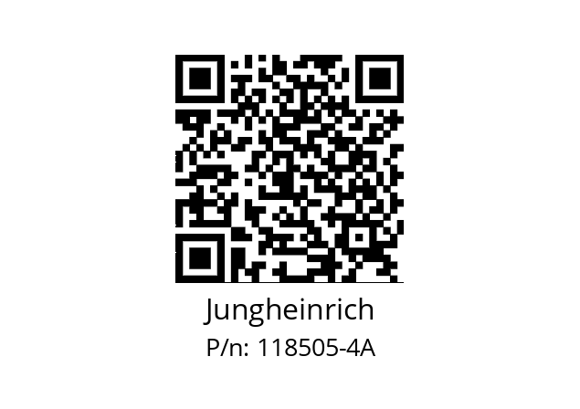   Jungheinrich 118505-4A