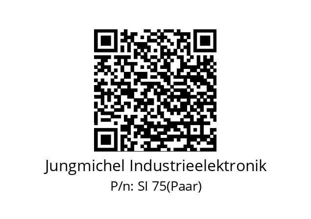   Jungmichel Industrieelektronik SI 75(Paar)