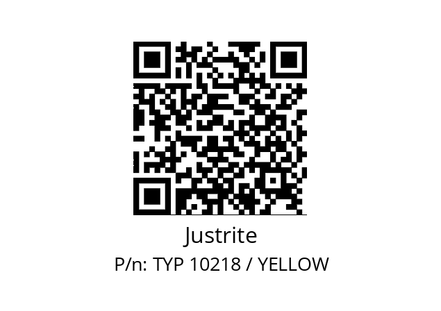   Justrite TYP 10218 / YELLOW