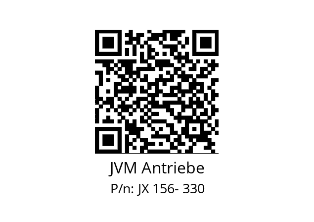   JVM Antriebe JX 156- 330