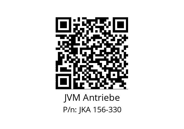   JVM Antriebe JKA 156-330