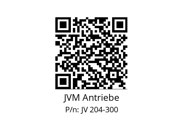   JVM Antriebe JV 204-300