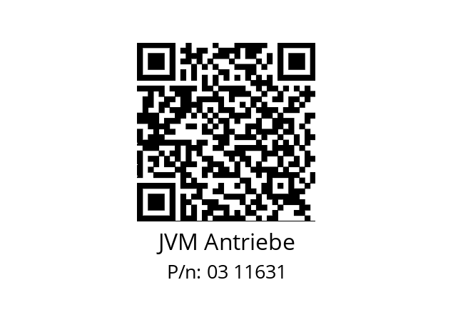   JVM Antriebe 03 11631