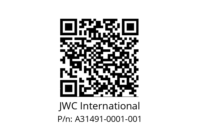   JWC International A31491-0001-001