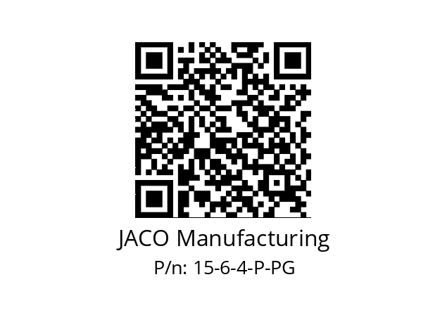   JACO Manufacturing 15-6-4-P-PG