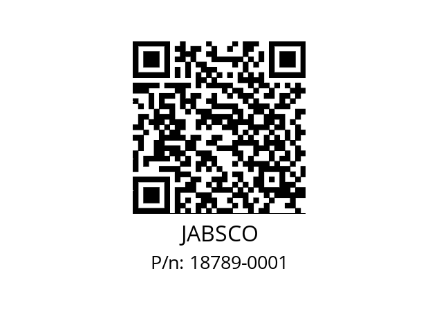   JABSCO 18789-0001