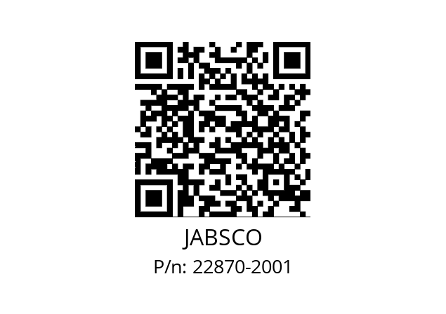   JABSCO 22870-2001