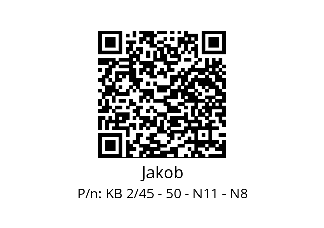  KB 2/45 - 50 - N11 - N8 Jakob KB 2/45 - 50 - N11 - N8