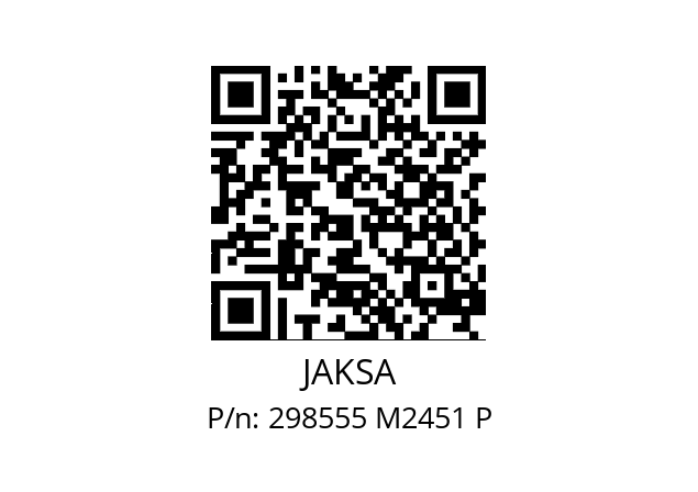   JAKSA 298555 M2451 P