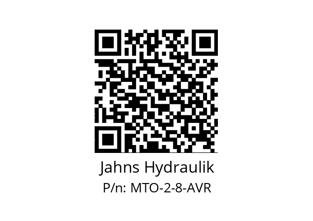   Jahns Hydraulik MTO-2-8-AVR