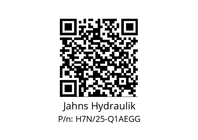   Jahns Hydraulik H7N/25-Q1AEGG