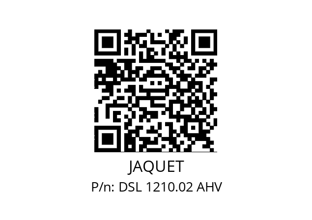   JAQUET DSL 1210.02 AHV