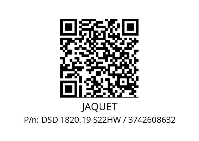   JAQUET DSD 1820.19 S22HW / 3742608632