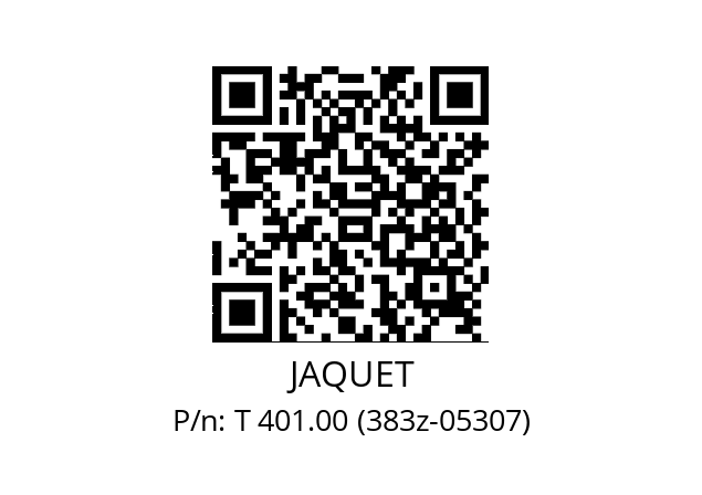   JAQUET T 401.00 (383z-05307)