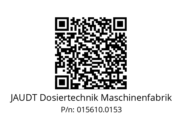   JAUDT Dosiertechnik Maschinenfabrik 015610.0153