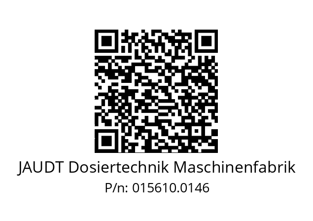   JAUDT Dosiertechnik Maschinenfabrik 015610.0146