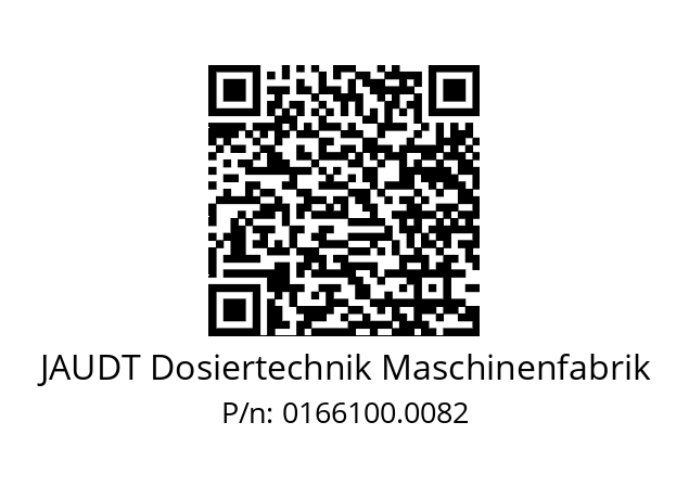   JAUDT Dosiertechnik Maschinenfabrik 0166100.0082