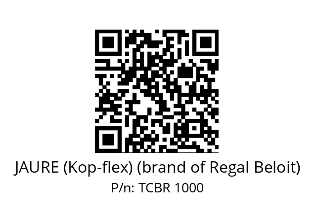   JAURE (Kop-flex) (brand of Regal Beloit) TCBR 1000