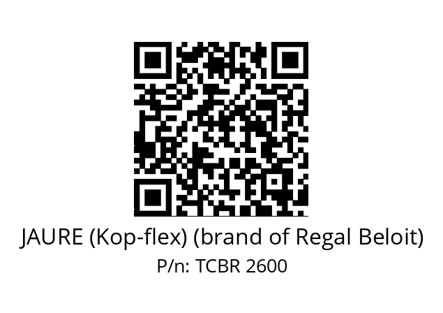   JAURE (Kop-flex) (brand of Regal Beloit) TCBR 2600