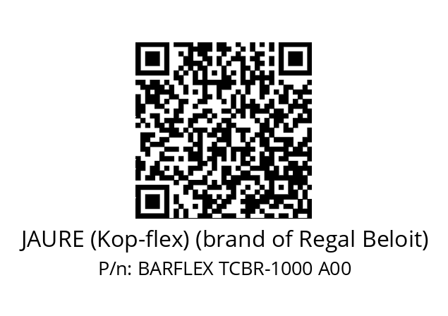   JAURE (Kop-flex) (brand of Regal Beloit) BARFLEX TCBR-1000 A00