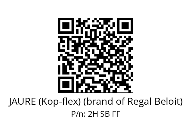   JAURE (Kop-flex) (brand of Regal Beloit) 2H SB FF