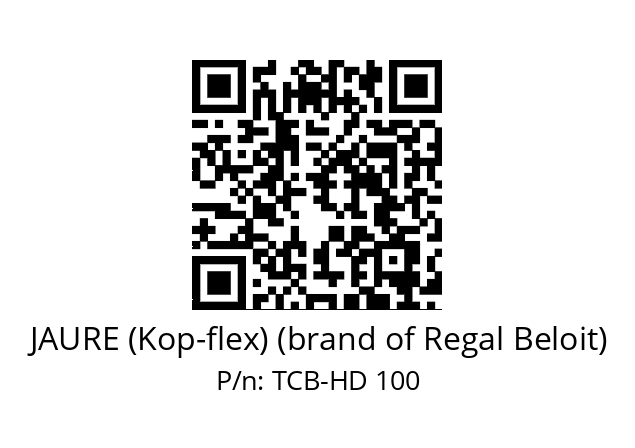   JAURE (Kop-flex) (brand of Regal Beloit) TCB-HD 100