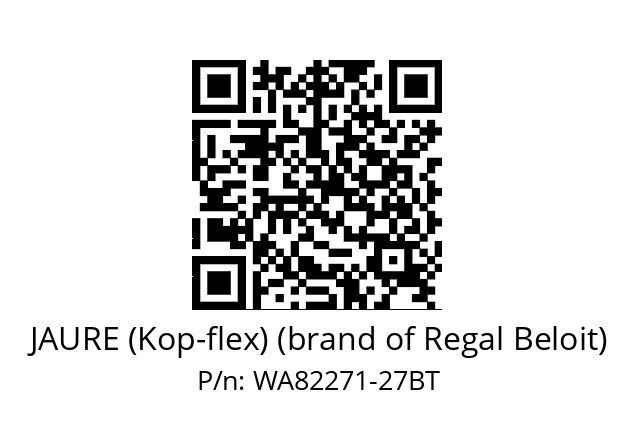   JAURE (Kop-flex) (brand of Regal Beloit) WA82271-27BT