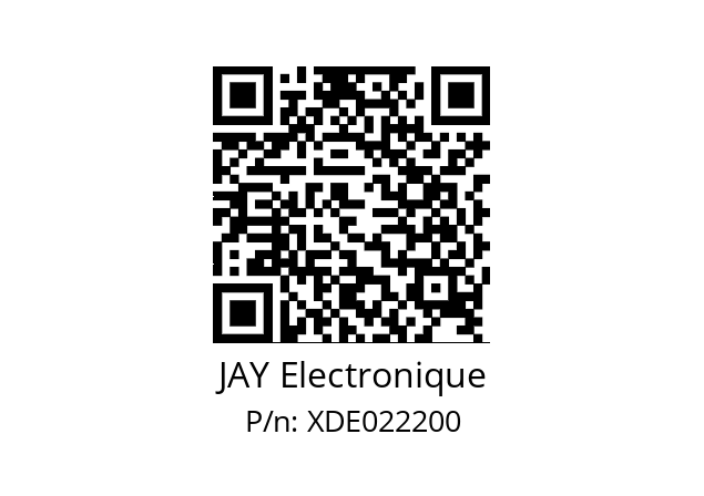   JAY Electronique XDE022200