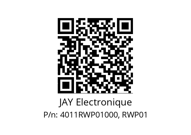   JAY Electronique 4011RWP01000, RWP01