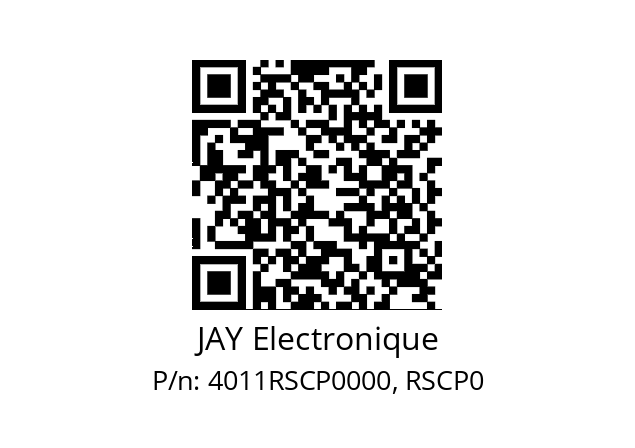   JAY Electronique 4011RSCP0000, RSCP0