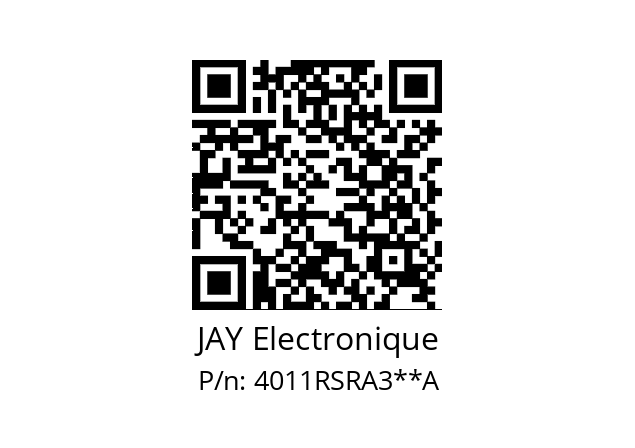   JAY Electronique 4011RSRA3**A