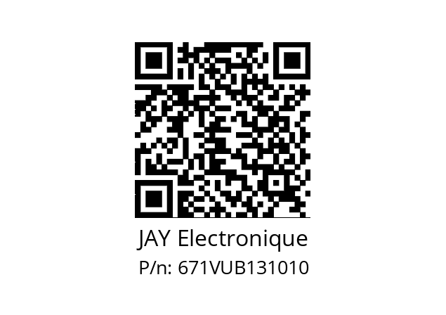   JAY Electronique 671VUB131010