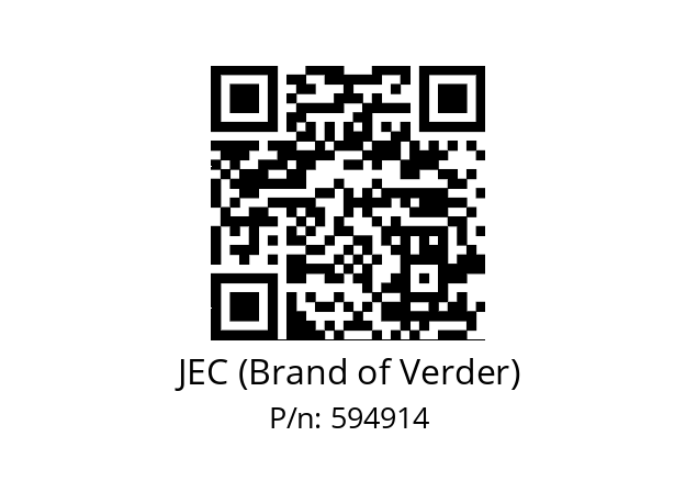   JEC (Brand of Verder) 594914