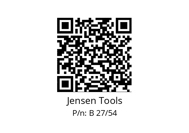   Jensen Tools B 27/54