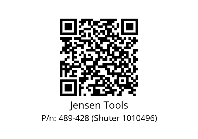   Jensen Tools 489-428 (Shuter 1010496)