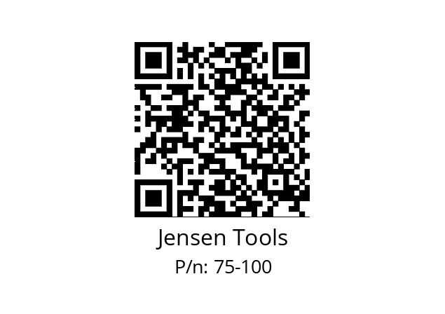   Jensen Tools 75-100