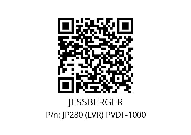   JESSBERGER JP280 (LVR) PVDF-1000