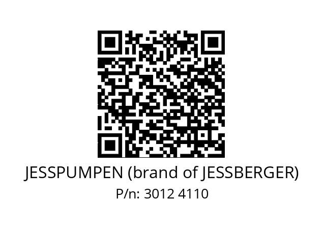   JESSPUMPEN (brand of JESSBERGER) 3012 4110