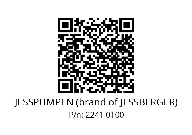   JESSPUMPEN (brand of JESSBERGER) 2241 0100