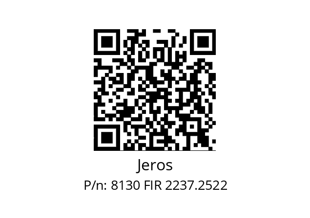   Jeros 8130 FIR 2237.2522