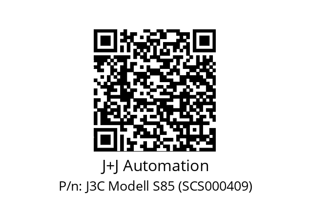   J+J Automation J3C Modell S85 (SCS000409)