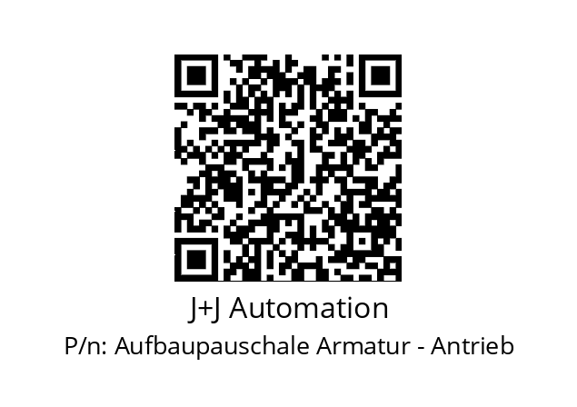   J+J Automation Aufbaupauschale Armatur - Antrieb