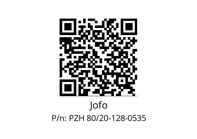   Jofo PZH 80/20-128-0535