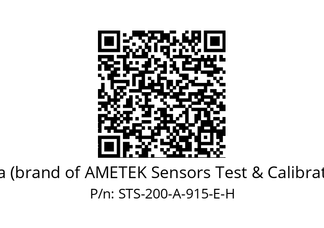   Jofra (brand of AMETEK Sensors Test & Calibration) STS-200-A-915-E-H