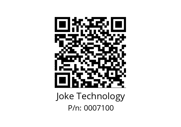   Joke Technology 0007100