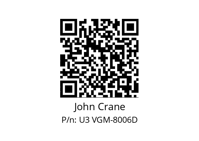   John Crane U3 VGM-8006D