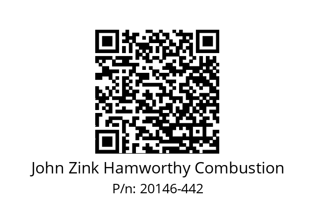   John Zink Hamworthy Combustion 20146-442