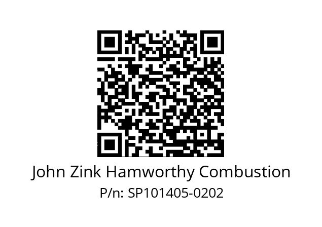   John Zink Hamworthy Combustion SP101405-0202