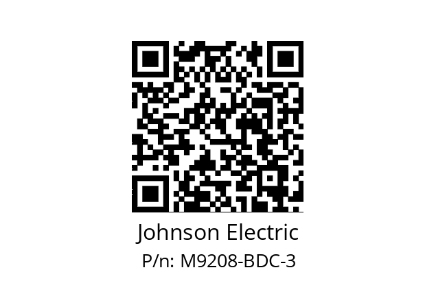   Johnson Electric M9208-BDC-3